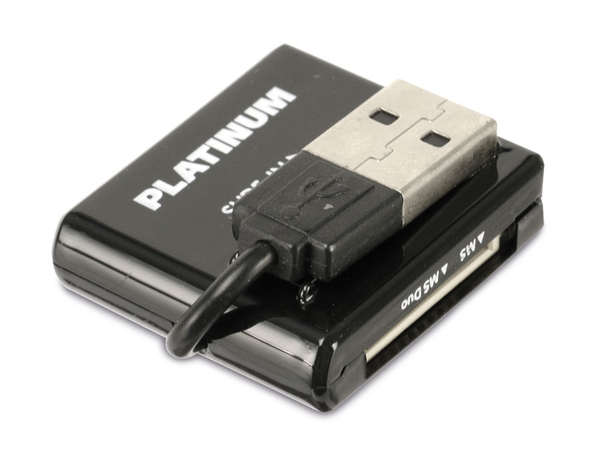 Cardreader, USB 2.0, SD, SDHC, MicroSD - Produktbild 3