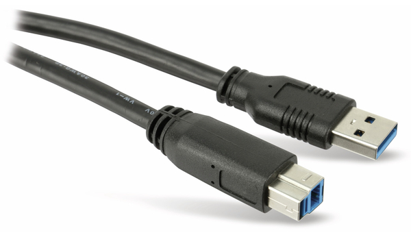USB 3.0 Anschlusskabel, A/B, 0,6 m