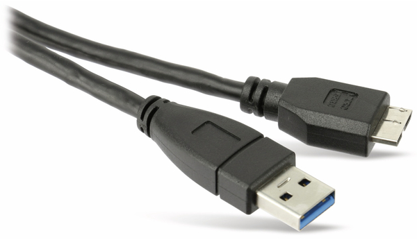 USB 3.0 Anschlusskabel, A/Micro-B, 0,5 m