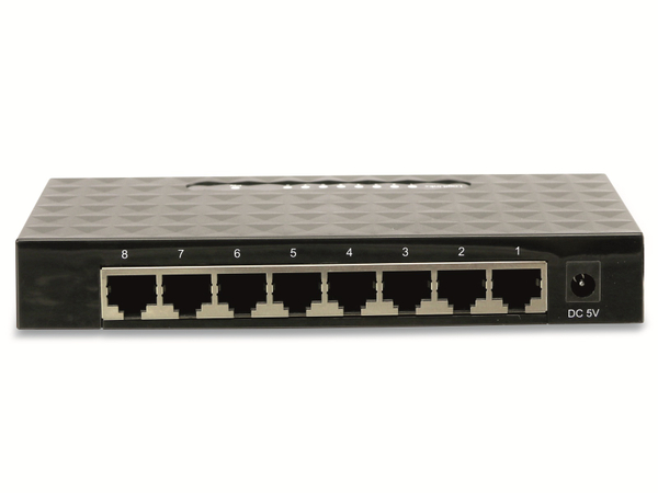 LogiLink Gigabit Netzwerk-Switch NS0106, 8-port - Produktbild 3