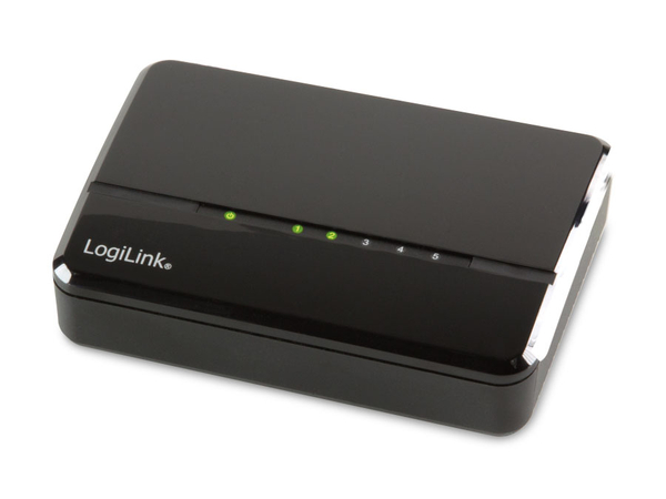 LogiLink Netzwerk-Switch NS0103, Fast-Ethernet, 5-port