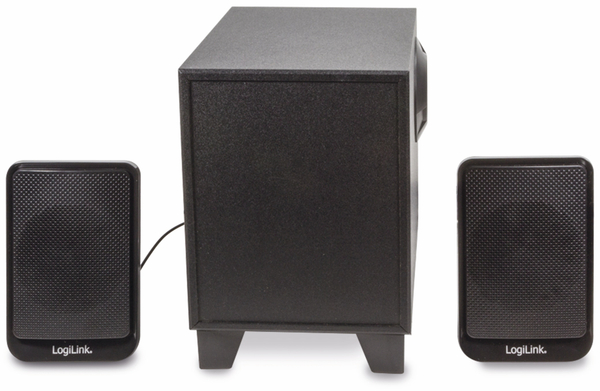 LogiLink 2.1 Stereo-Lautsprecher SP0045, schwarz - Produktbild 2