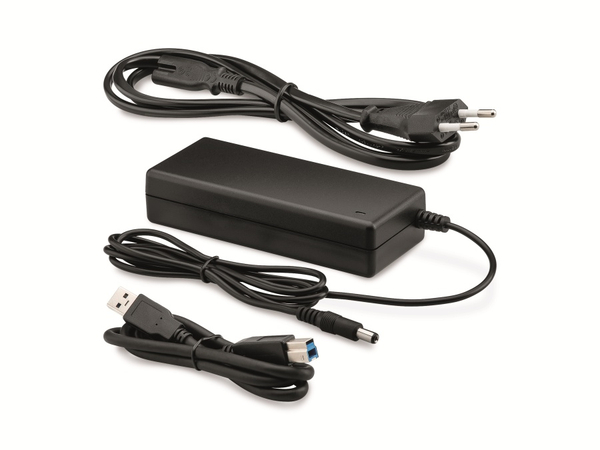 goobay Aktiver 7-port USB 3.0-Hub mit Tablet-Ladeport, schwarz - Produktbild 2
