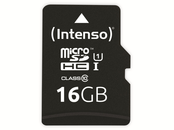 microSDHC Card INTENSO 3433470, 16 GB