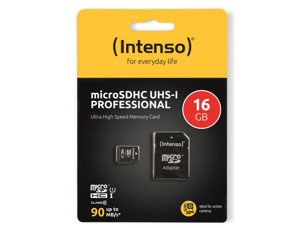 Intenso microSDHC Card 3433470, 16 GB - Produktbild 2