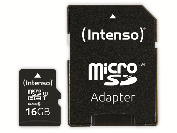 Intenso microSDHC Card 3433470, 16 GB - Produktbild 3