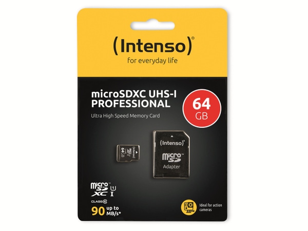INTENSO microSDXC Card 3433490, 64 GB - Produktbild 2