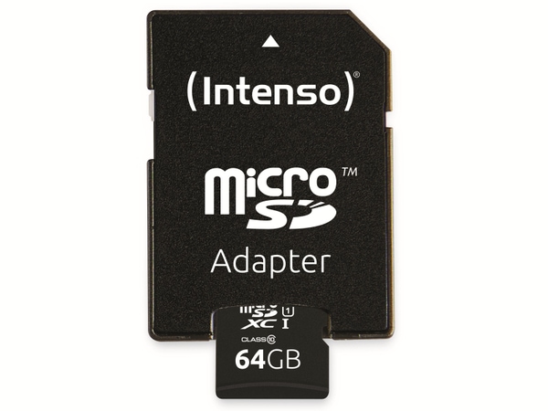 INTENSO microSDXC Card 3433490, 64 GB - Produktbild 4