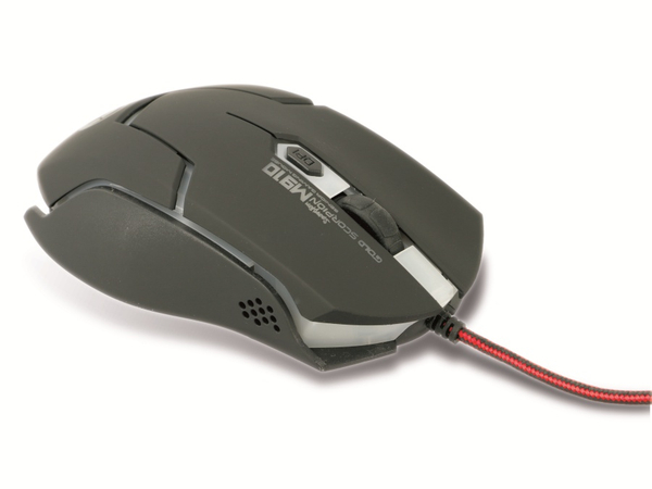 RED4POWER Gaming-Maus mit Farbwechsel LEDs R4-M011B