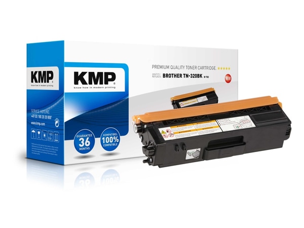 KMP Toner kompatibel für Brother TN-320BK, schwarz