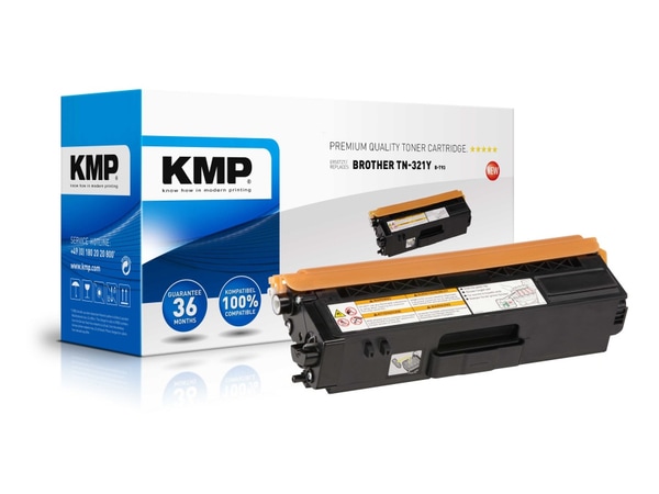 KMP Toner kompatibel für Brother TN-321Y, gelb