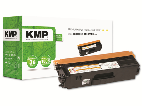 KMP Toner kompatibel für Brother TN-326BK , schwarz
