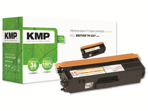 KMP Toner kompatibel für Brother TN-326Y, gelb