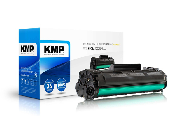 Toner KMP, kompatibel für HP 78A (CE278A), schwarz