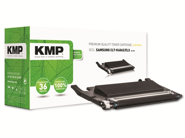 KMP Toner kompatibel für CLT-K406S/ELS, schwarz