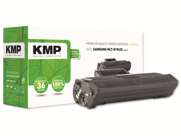 KMP Toner kompatibel für Samsung MLT-D1042S, schwarz