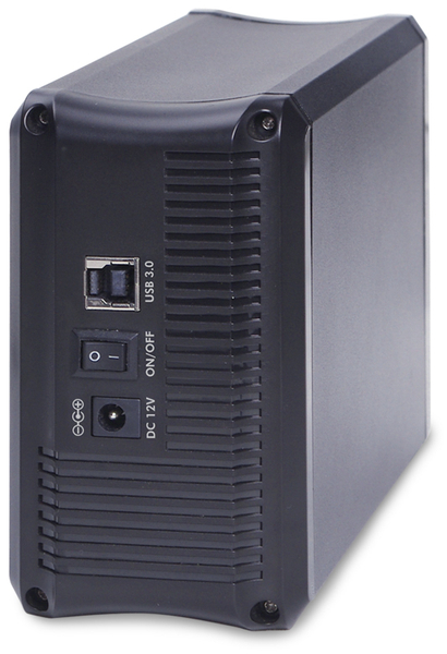 LogiLink 2-Bay USB 3.0 HDD-Gehäuse UA0154A, SATA 3 - Produktbild 2