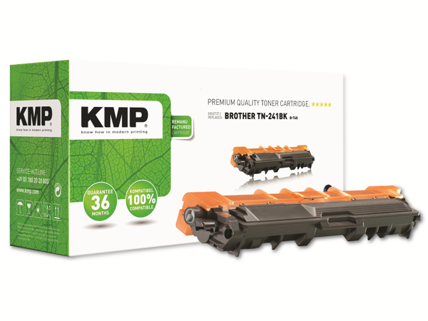 KMP Toner kompatibel für Brother TN241BK, schwarz
