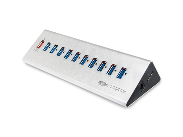 LogiLink USB 3.0-Hub UA0229, 10-port, aktiv