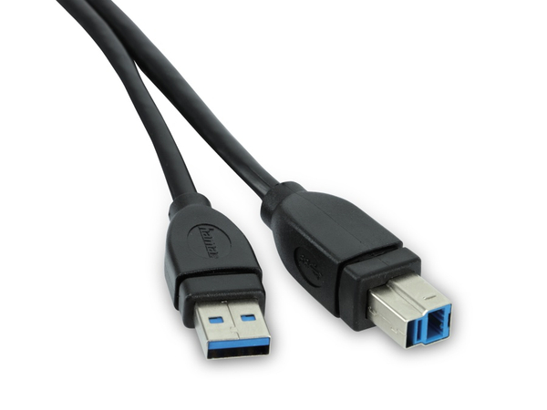 Hama USB 3.0 Anschlusskabel, A/B, 3 m