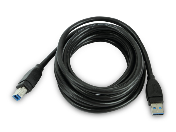 Hama USB 3.0 Anschlusskabel, A/B, 3 m - Produktbild 2