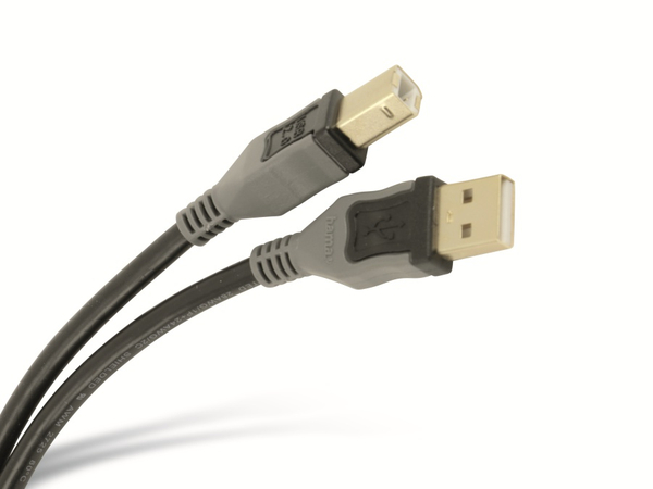 Hama USB-Kabel 53727, A/B, 1,8 m