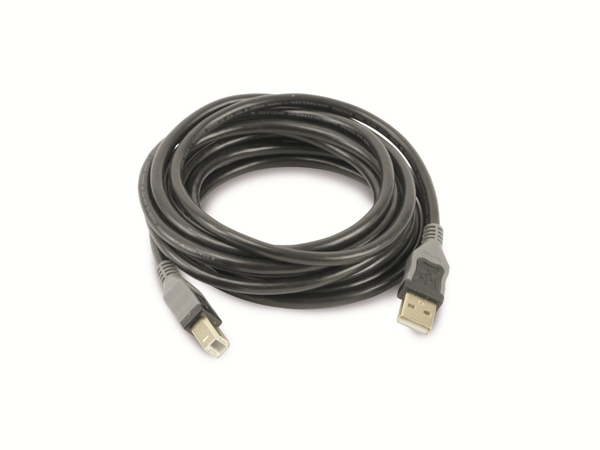 Hama USB-Kabel 53727, A/B, 1,8 m - Produktbild 2