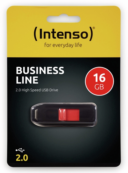USB 2.0 Speicherstick INTENSO Business Line, 16 GB - Produktbild 2