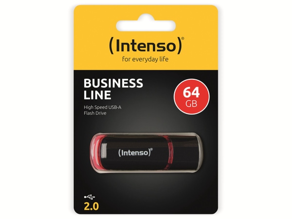 Intenso USB 2.0 Speicherstick Business Line, 64 GB - Produktbild 3