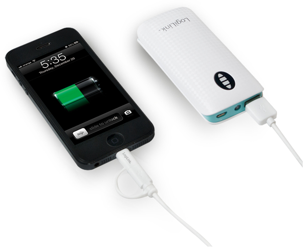 LogiLink USB Sync-u. Ladekabel weiß, 0,15 m für iPhone 6(s), Plus, SE, iPod - Produktbild 2