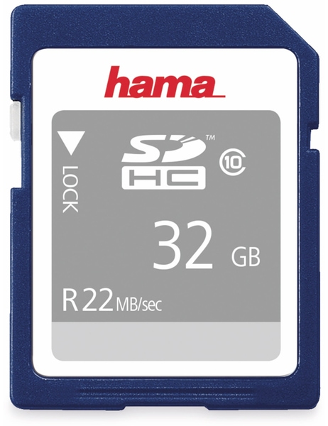 HAMA SDHC Card 104368, 32 GB, Class 10