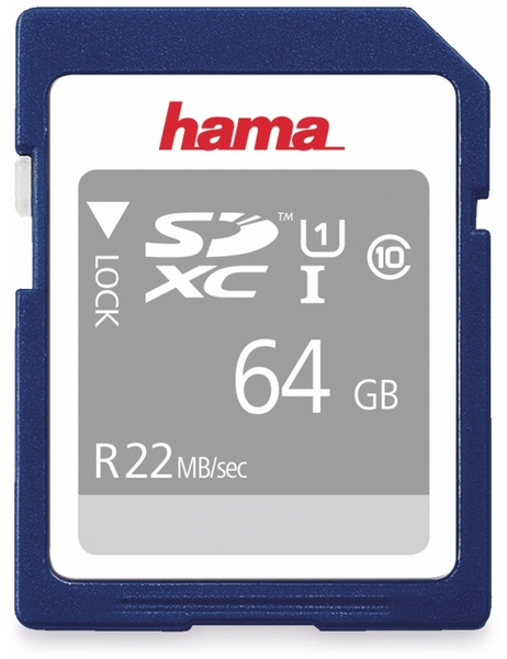 HAMA SDHC Card 104379, 64 GB, Class 10