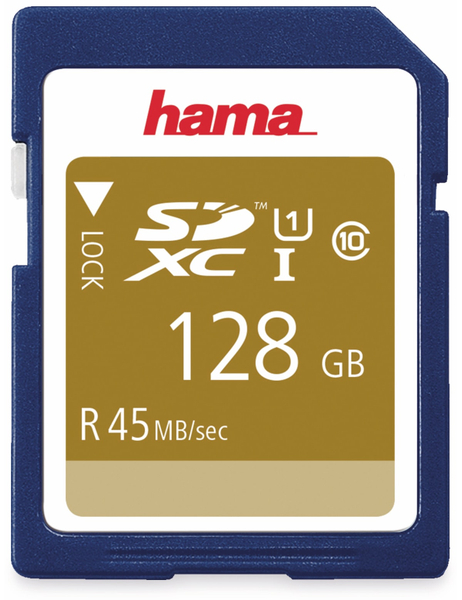 Hama SDHC Card 114942, 128 GB, Class 10, UHS-I