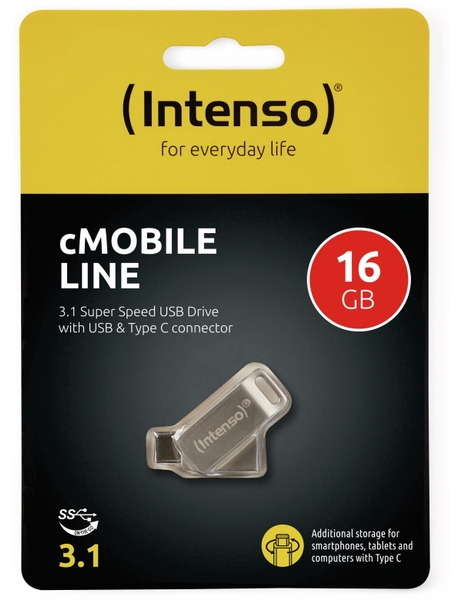 INTENSO USB 3.0 Speicherstick cMobile Line, USB Typ-C, 16 GB - Produktbild 2