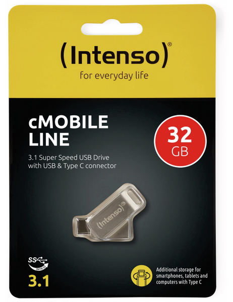 INTENSO USB 3.0 Speicherstick cMobile Line, USB Typ-C, 32 GB - Produktbild 2