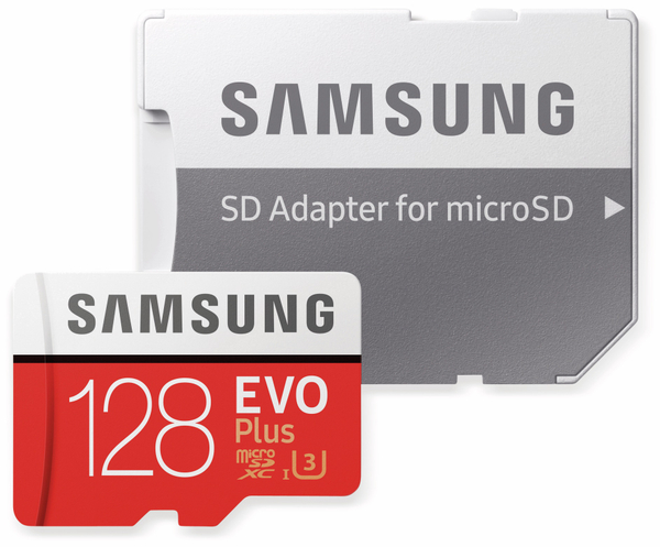 Samsung MicroSDXC-Speicherkarte EVO, 128 GB, Class 10, UHS-3 - Produktbild 2