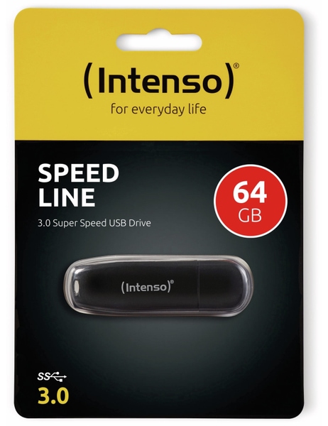 INTENSO USB 3.2 Speicherstick Speed Line, 64 GB - Produktbild 2