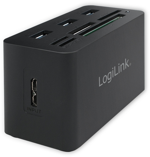 LOGILINK USB 3.0 Cardreader CR0042, 3x USB-A - Produktbild 3