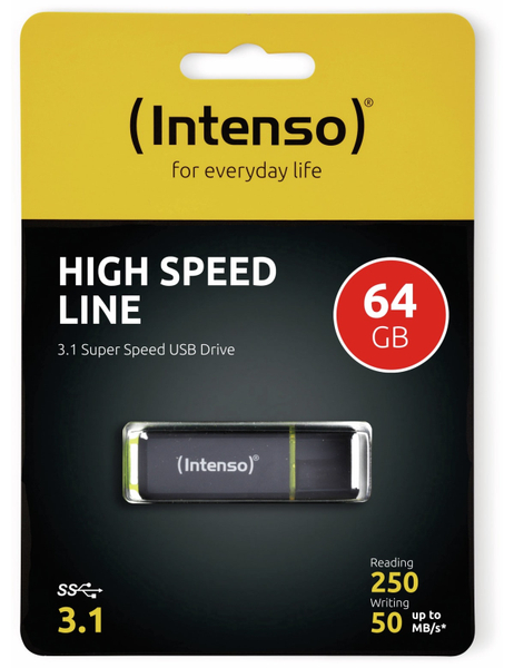 INTENSO USB 3.1 Speicherstick High Speed Line, 64 GB - Produktbild 2