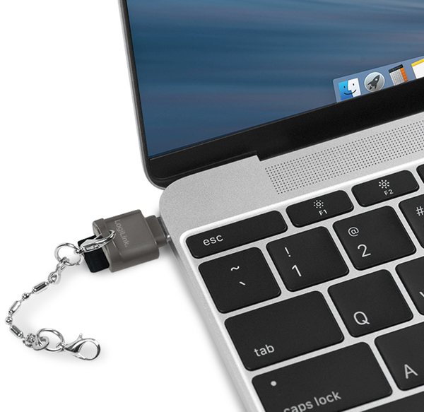 LOGILINK USB-C Cardreader CR0039, MicroSD, Schlüsselanhänger - Produktbild 2