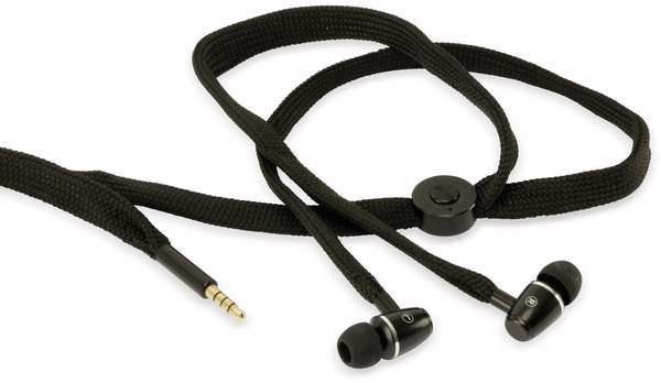 LogiLink Headset HS0025 STRING, Ohrhörer, 3,5mm Klinke, schwarz