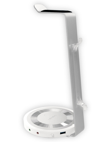 LogiLink Headset-Ständer UA0304, 3x USB 3.0, Aluminium - Produktbild 2