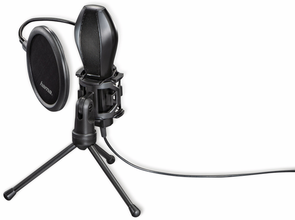 HAMA Mikrofon MIC-USB Stream, Studiodesign, schwarz