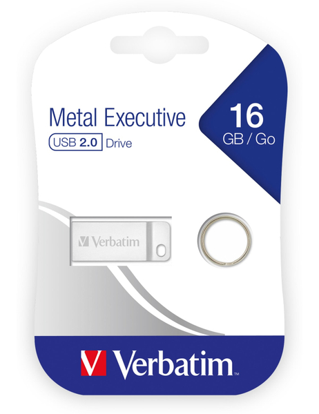 Verbatim USB2.0 Stick Metal Executive, 16 GB - Produktbild 2