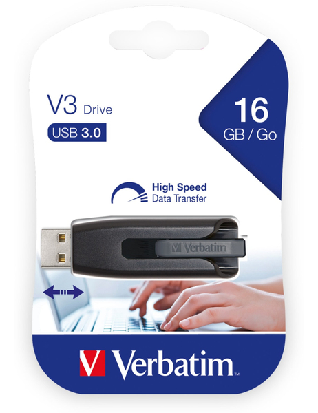 VERBATIM USB3.0 Speicherstick V3 Store n Go, 16 GB - Produktbild 2