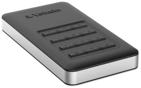 VERBATIM USB3.0 HDD Secure Portable, Keypad, 2 TB, schwarz - Produktbild 3