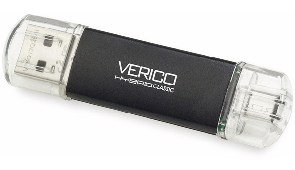 VERICO USB3.0 Stick Hybrid Type C, 128 GB, schwarz
