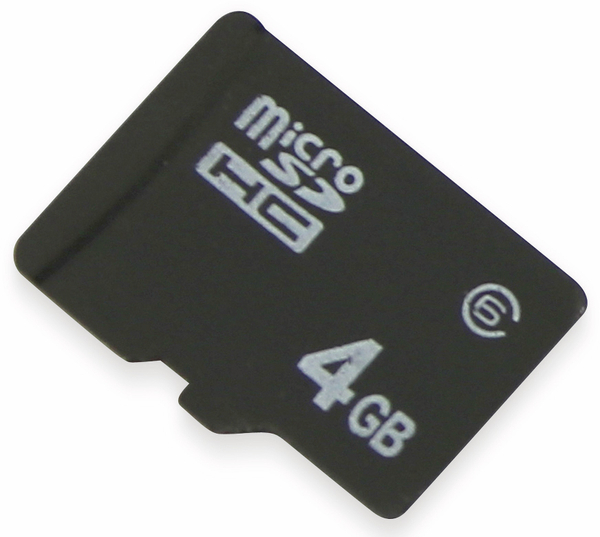 microSDHC Speicherkarte, 4 GB, Class 6