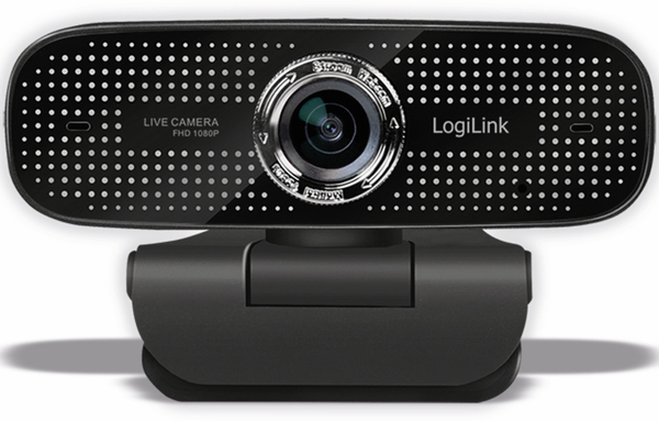LOGILINK Webcam LL1, 1920x1080, 30fps, schwarz - Produktbild 2