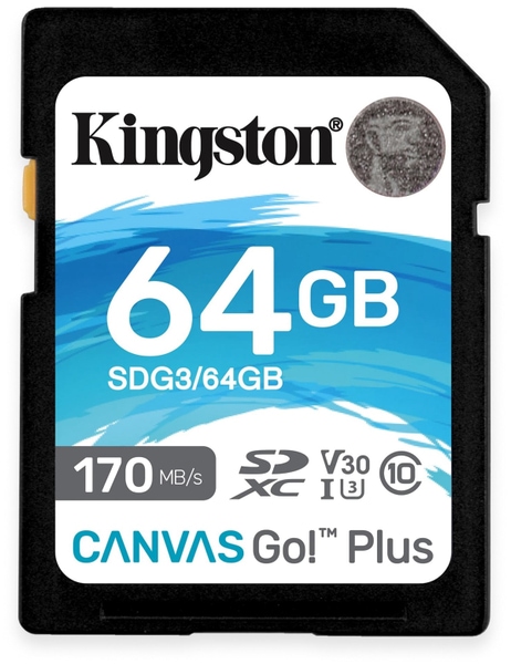 KINGSTON SD-Card Canvas GO!, 64 GB